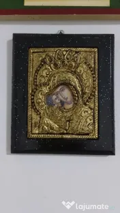 Icoană aur 24k Muntele Athos 