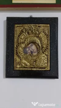 Icoană aur 24k Muntele Athos