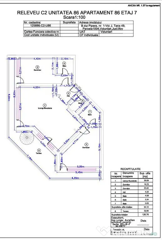 PENTHOUSE EXCLUSIVIST CU TERASĂ DE 200 MP | PIPERA