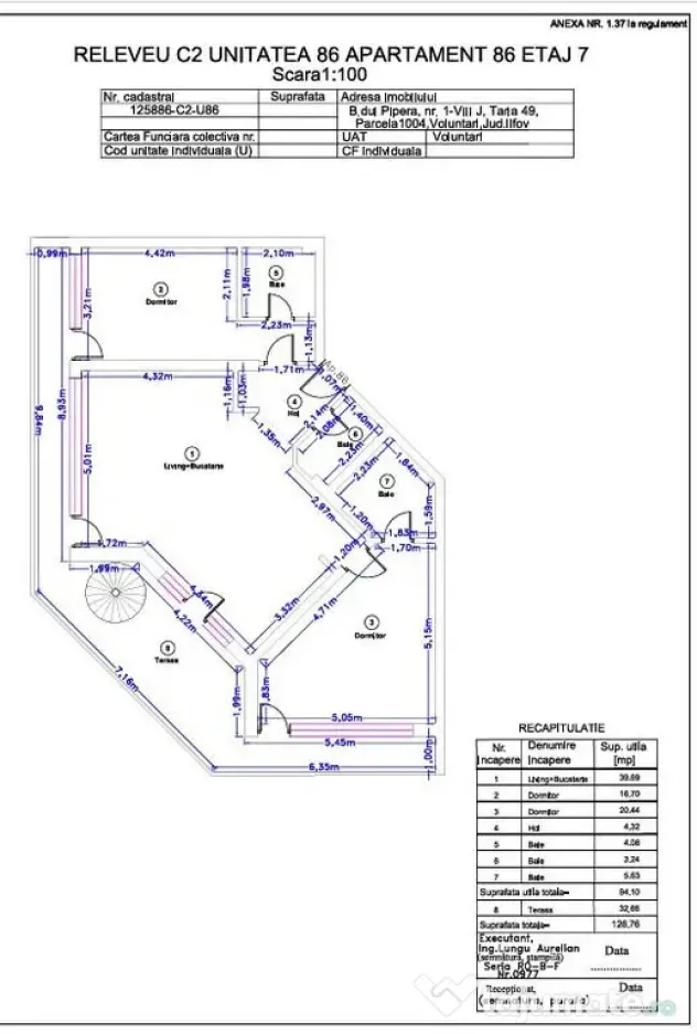 PENTHOUSE EXCLUSIVIST CU TERASĂ DE 200 MP | PIPERA