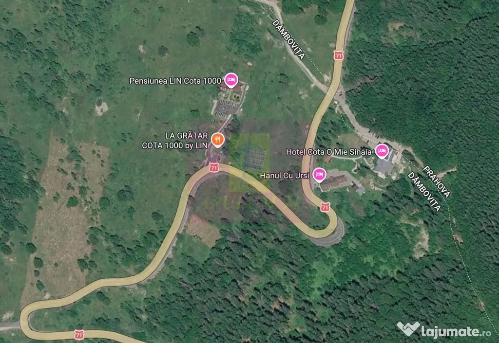 Teren de vânzare în zona Cota 1000 – Sinaia