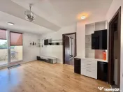 COSMOPOLIS - Apartament cu 2 camere si 2 terase, mobilat si utilat.