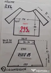 Costum popular pentru adulti marimile L,XL si 2 XL ,295 lei 