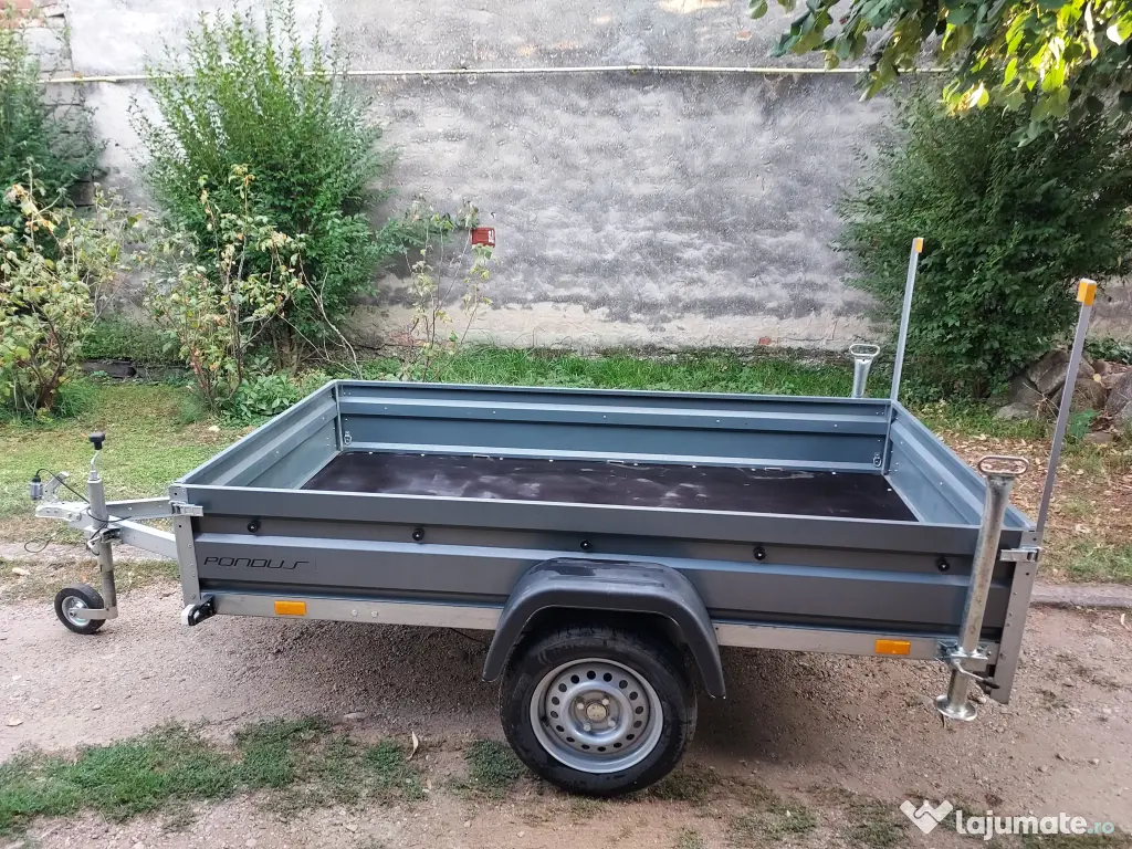 Remorcă 750kg cu extradotări înmatriculată
