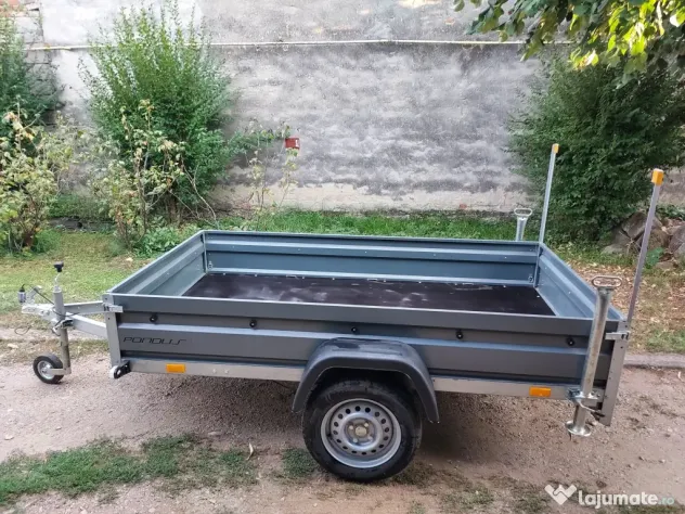 Remorcă 750kg cu extradotări înmatriculată