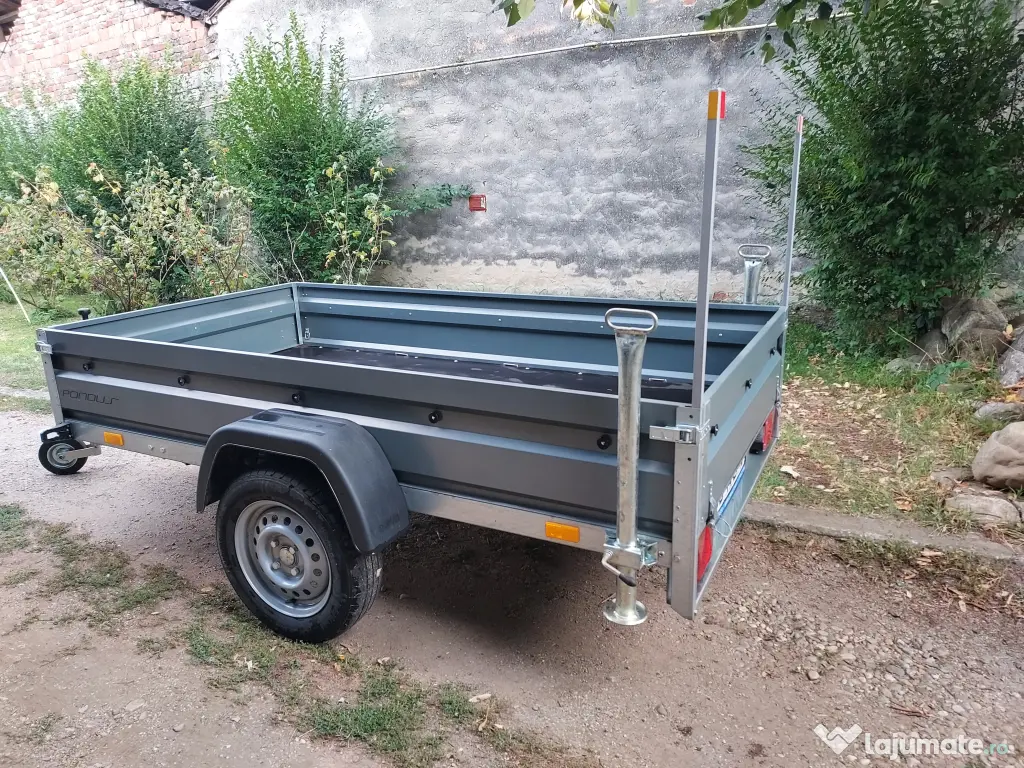 Remorcă 750kg cu extradotări înmatriculată