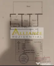 Apartament 3 camere cu terasa 54 mp |Strada Luica | 