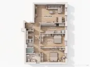 Apartament la parter, cu curte privată, terasă de 30 mp... 