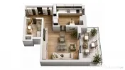 Studio Nou Cu Terasă | 51,90 Mp | Târgu Mureș 