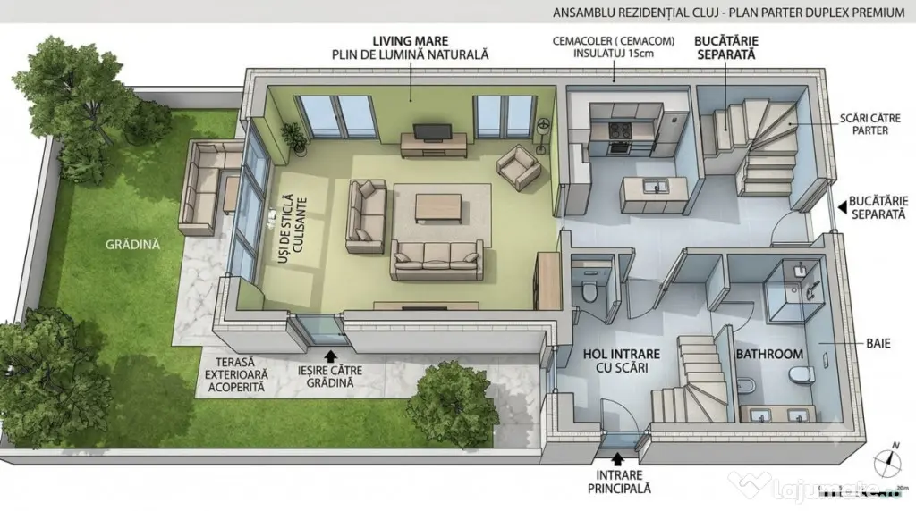 Casa Tip Duplex , 150 mp | Manastur | Zona USAMV | - Cluj-Napoca (Cluj)