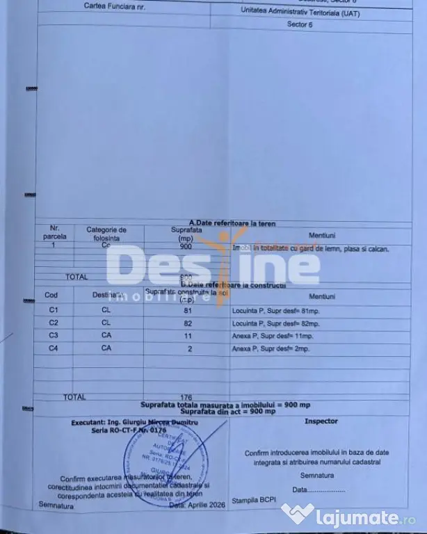 Casa +Teren intravilan 900 mp ( 2 corpuri de casă )Calea... - Bucuresti (Bucuresti-Ilfov)