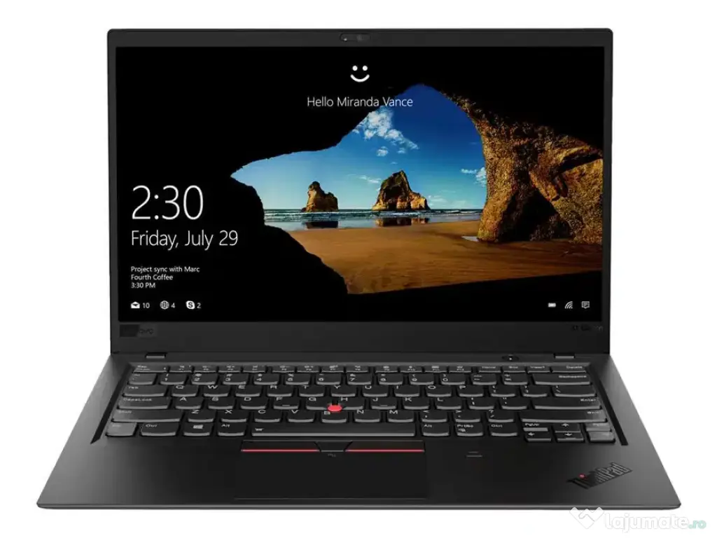 Laptop Lenovo ThinkPad X1 Carbon 5th, i7-7500U, 16GB RAM, SSD 1TB, 14 WQHD