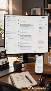 Administrare magazin online – creare, mentenanță, comenzi, AI, SEO 