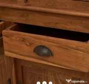Dulap cu Vitrina din Lemn Masiv