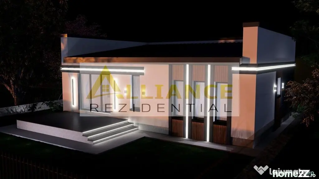 Casa individuala parter ~ 4 camere 2 bai ~ teren 309mp - Berceni (Bucuresti-Ilfov)
