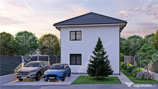 Casa individuala la cheie 4 camere decomandate 116 mp utili - Sibiu (Sibiu)