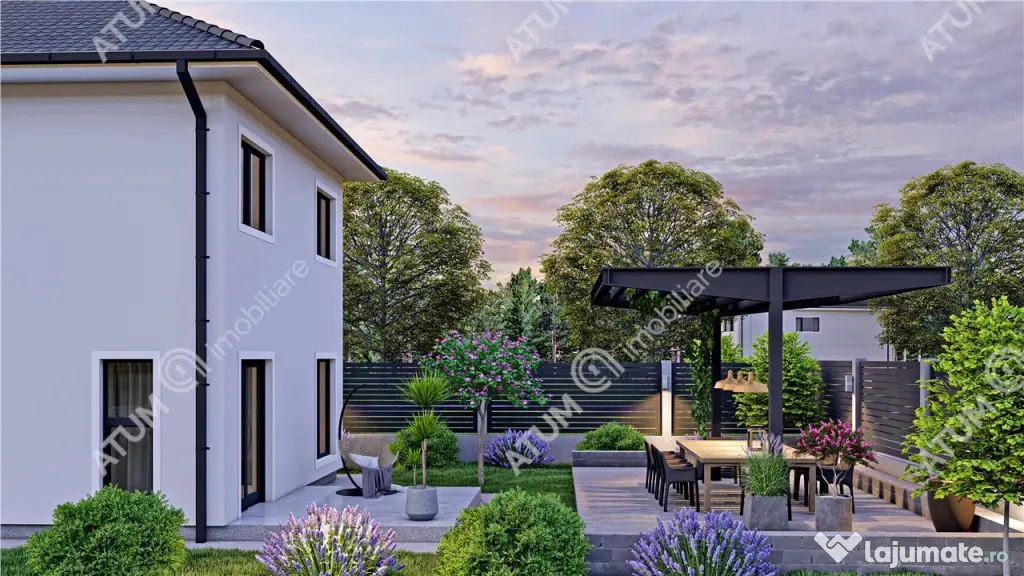 Casa individuala la cheie 4 camere decomandate 116 mp utili - Sibiu (Sibiu)