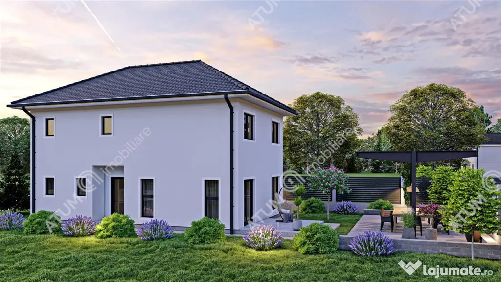 Casa individuala la cheie 4 camere decomandate 116 mp utili - Sibiu (Sibiu)