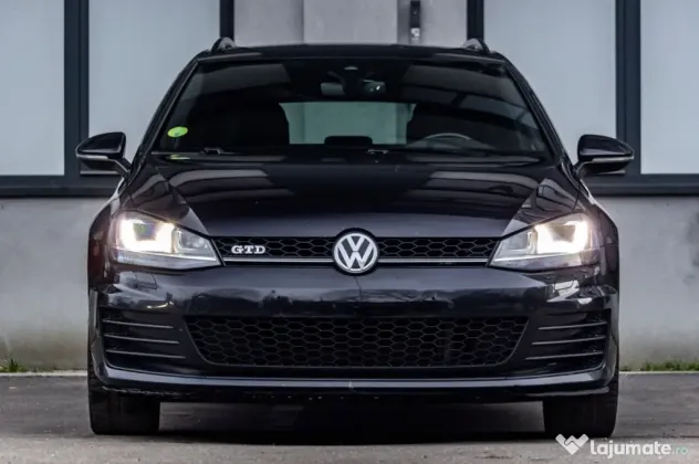 Vând WV Golf 7 GTD 2017, 2.0 Diesel 184 CP, Euro 6 (fără adblue) 220000 km