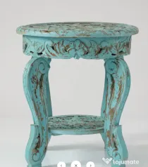 Masuta de Cafea Sculptata cu Motive Florale