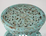 Masuta de Cafea Sculptata cu Motive Florale 