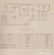 TORONTAL - BLOC NOU - 3 CAMERE - 2 BAI - ETAJ 3 LIFT - DECOM 