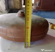 Plosca de cupru veche termofor 30 cm. lungime 