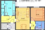 2 camere, P/10, 52mp, bloc 1981-Drumul Taberei