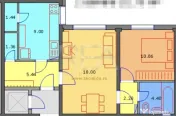 2 camere, P/10, 52mp, bloc 1981-Drumul Taberei