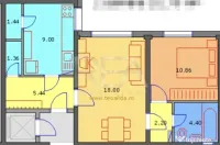 2 camere, P/10, 52mp, bloc 1981-Drumul Taberei 
