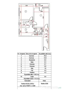 Apartament 2 camere Drumul Taberei