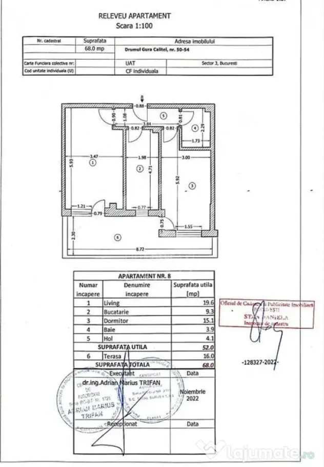 2 camere decomandat | 68 mp cu terasa | Mobilat și utila... - Bucuresti (Bucuresti-Ilfov)