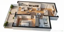 OPORTUNITATE! Ansamblu NZEB! 2 Camere si terasa, Dambul-Rotu