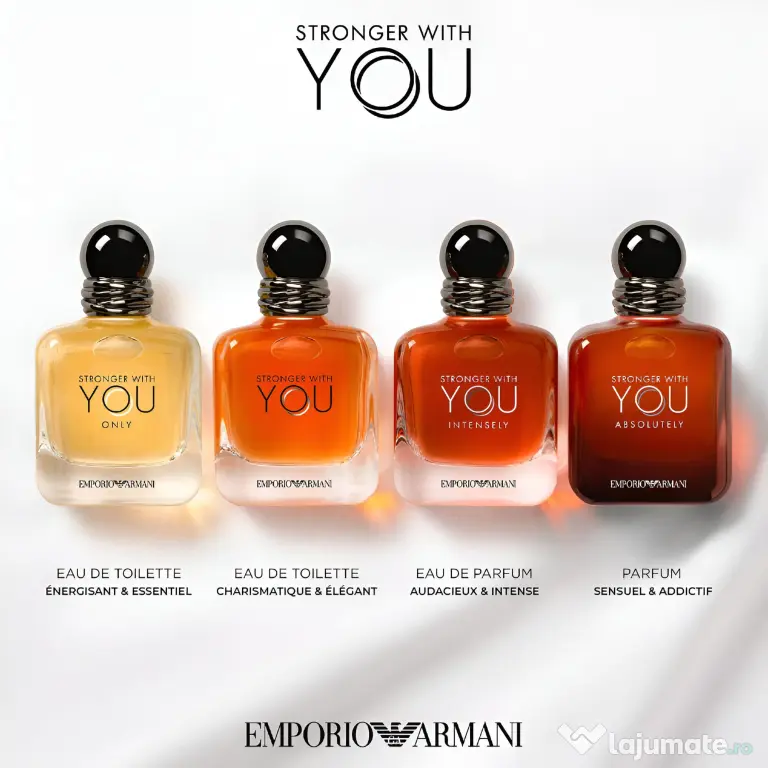 Giorgio Armani Emporio Stronger With You 100ml EDT, pentru barbati, made in Fr