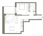 Apartament 2 camere 58.2 mp si logie 8.5 mp in Hexagon