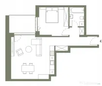 Apartament 2 camere 58.2 mp si logie 8.5 mp in Hexagon