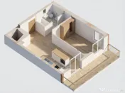 OPORTUNITATE! Ansamblu NZEB! 2 Camere si terasa, Dambul-Rotu