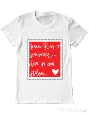 tricou alb test