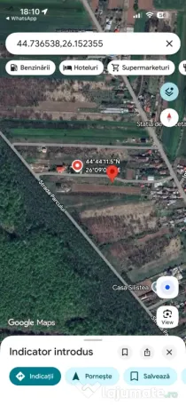 Teren Snagov aproape de pădure 496mp