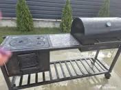 Grătar rustic cu plita 
