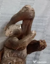 Sculptura naiva in radacina lemn driftwood 40 cm.