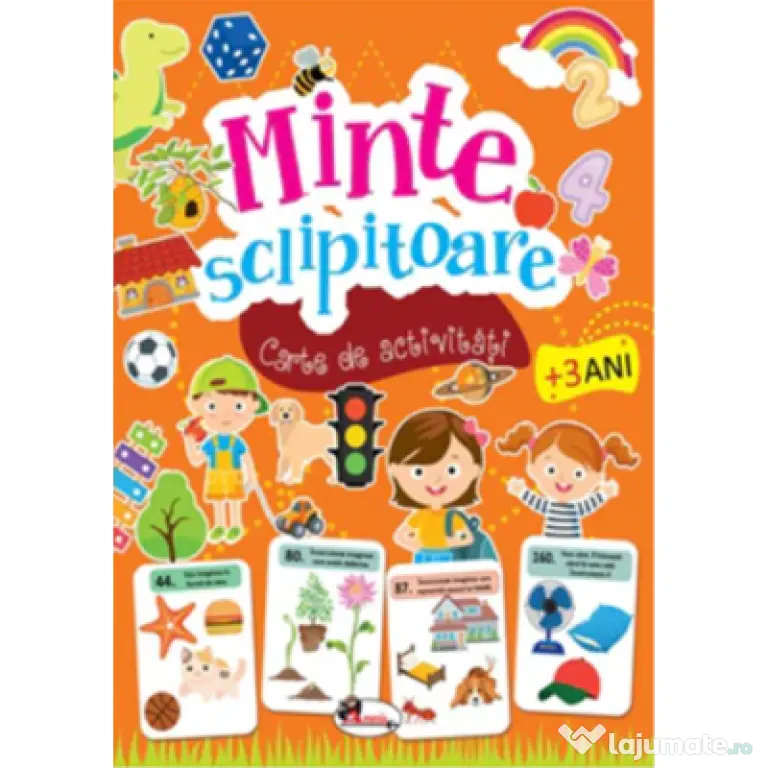 Minte sclipitoare. Carte de activitati +3 ani - Dreamland Publications