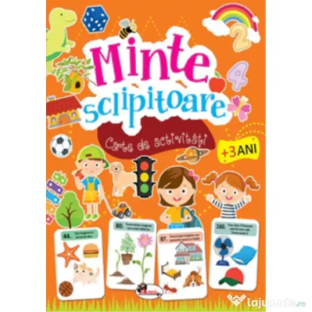 Minte sclipitoare. Carte de activitati +3 ani - Dreamland Publications
