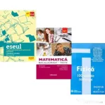 Pachet Bacalaureat 2026. Eseul. Literatura Romana. Pregatire individuala pentru proba scrisa, Matematica M1. Teste si Fizica 100 variante rezolvate -