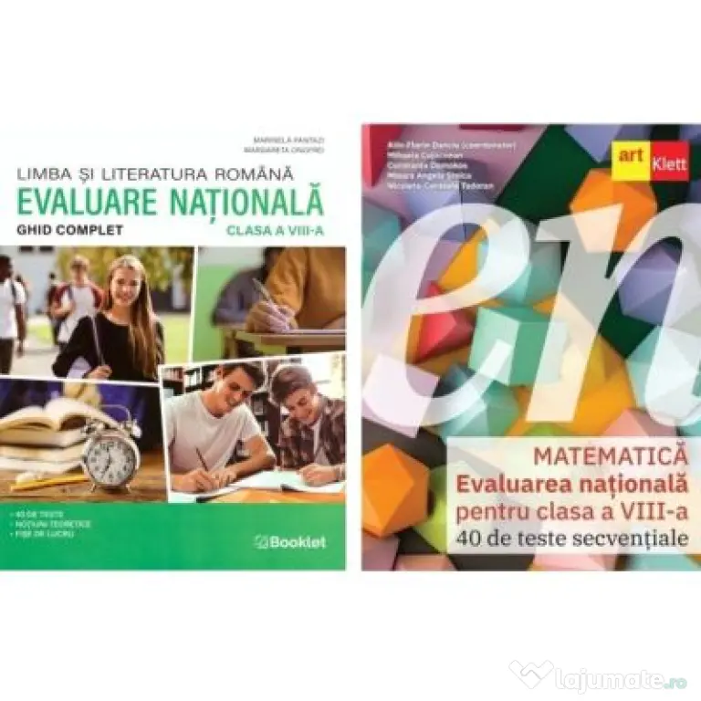 Pachet Evaluarea Nationala 2027. Limba si literatura romana si Matematica - Marinela Pantazi, Alin-Florin Danciu