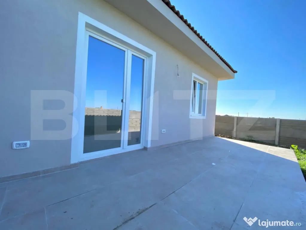 Duplex de calitate, pe parter, 86 mp, curte, Remetea Mare/Ti - Remetea Mare (Timis)
