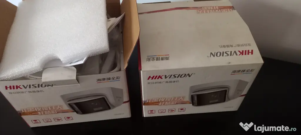 Camera IP Hikvision doua lentile Tehnologie ColorVu