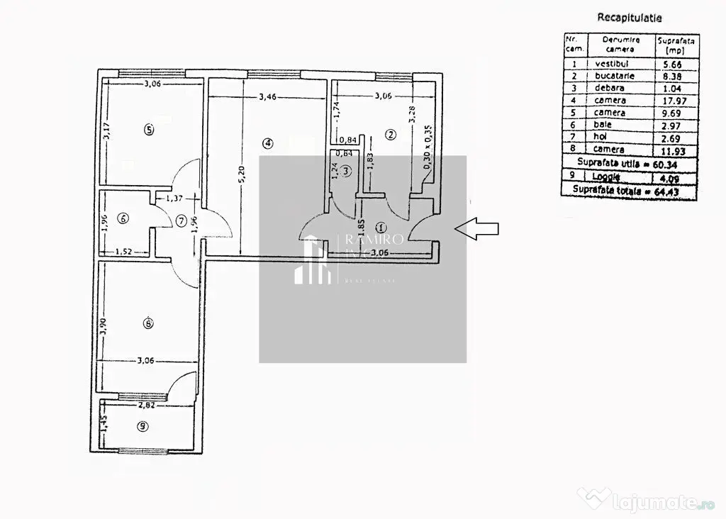Apartament 3 camere/ etaj 2 - Piata Rahova- bloc 4 etaje/... - Bucuresti (Bucuresti-Ilfov)