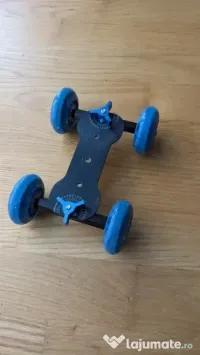 Slider video cu roti mari de silicon 
