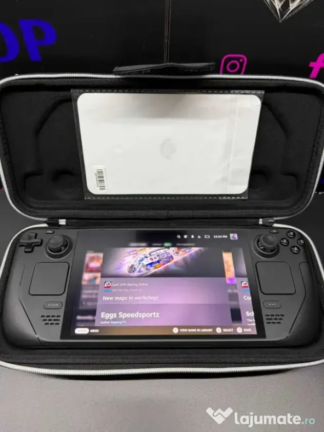 Steam Deck OLED 1TB SSD Folie protectie Husa valve incarcator original ID_1748